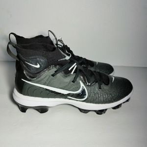 Nike Alpha Huarache NXT MCS Baseball Cleats Black White DJ6519-010 Men Size 12